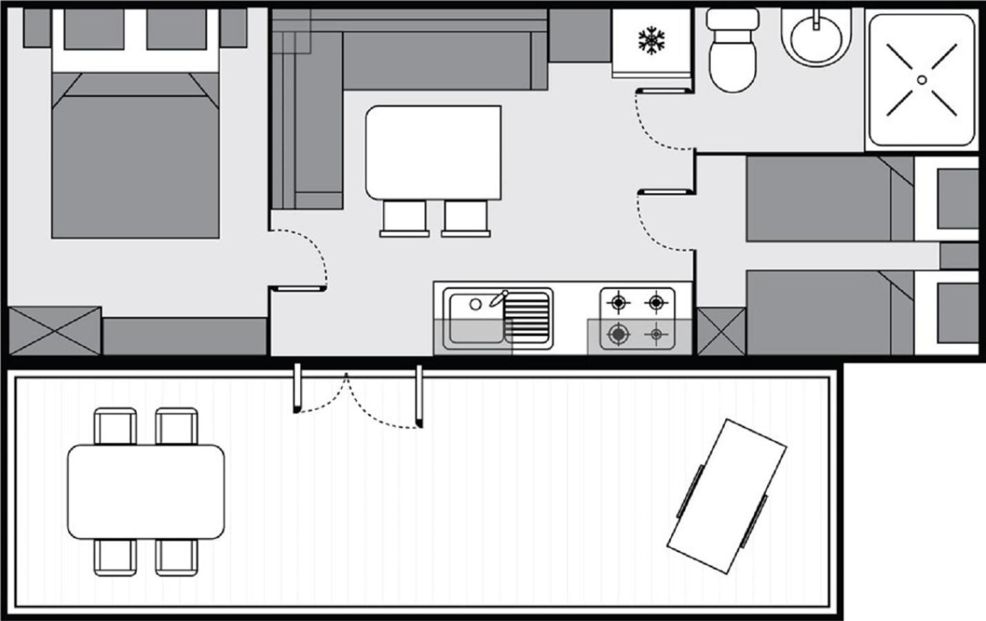 Mobilhome Victoria Camping Lanterna Dovolenkový park Tar-Vabriga